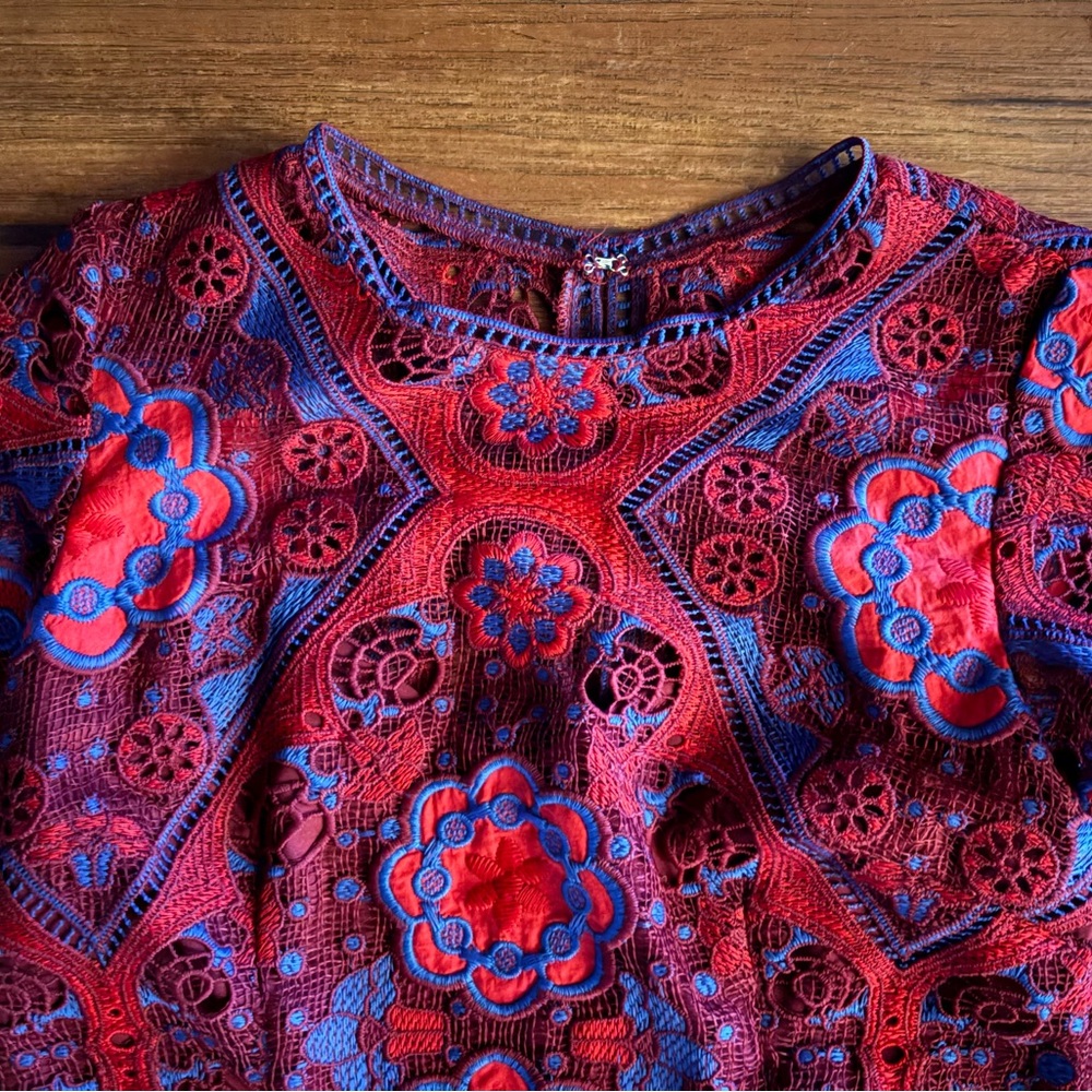 Minuet Kodiak Crochet Lace Dress NWT - Picture 7 of 11
